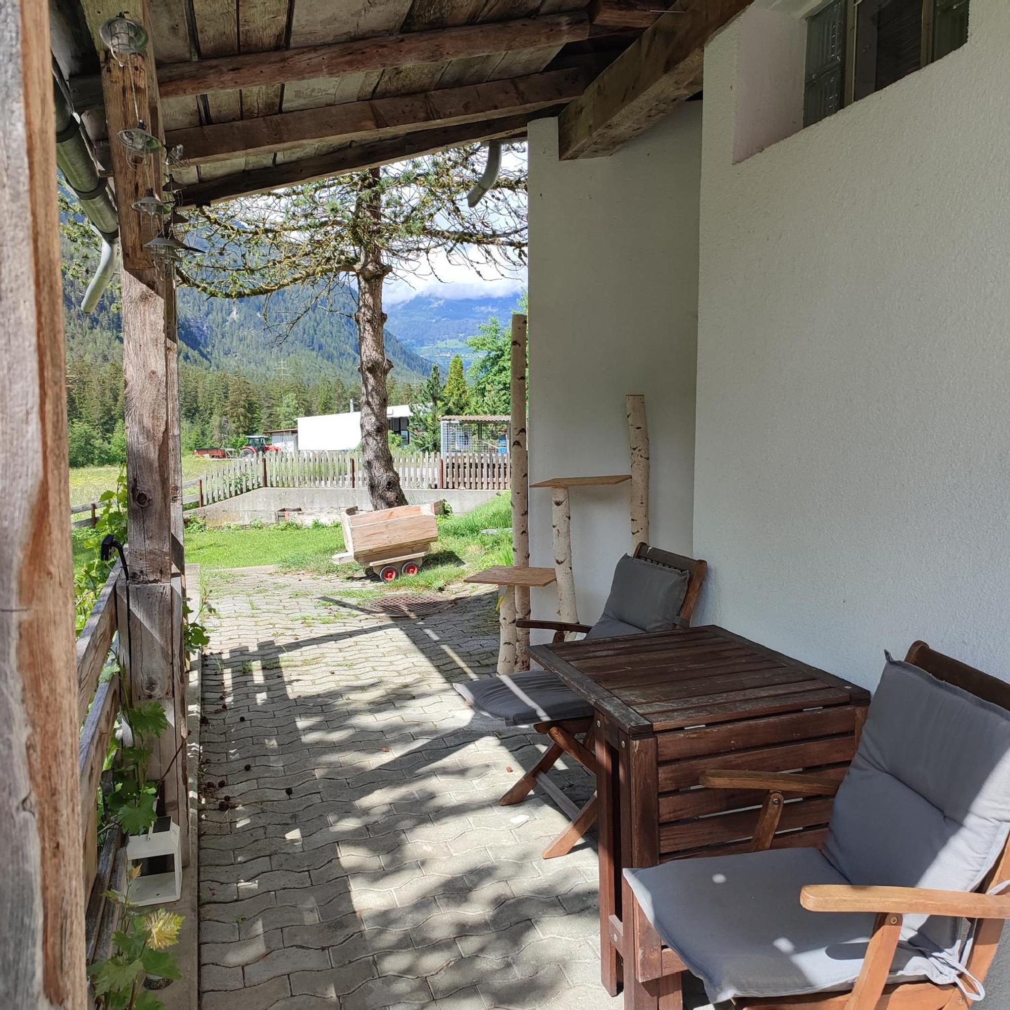 Ferienwohnung Haus Albula Alvaneu Exterior foto